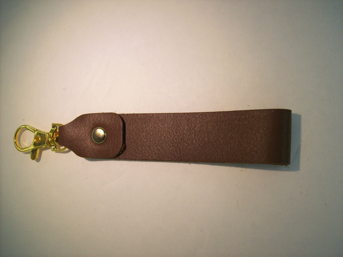 Plain Mini Leather Keychain