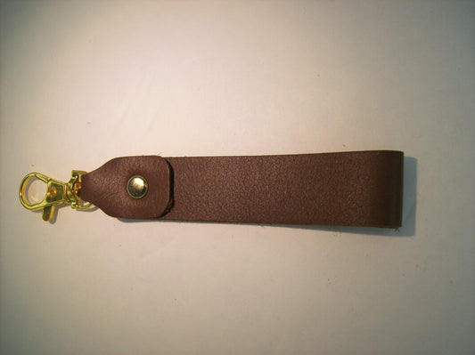 Plain Mini Leather Keychain