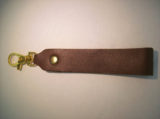Plain Mini Leather Keychain