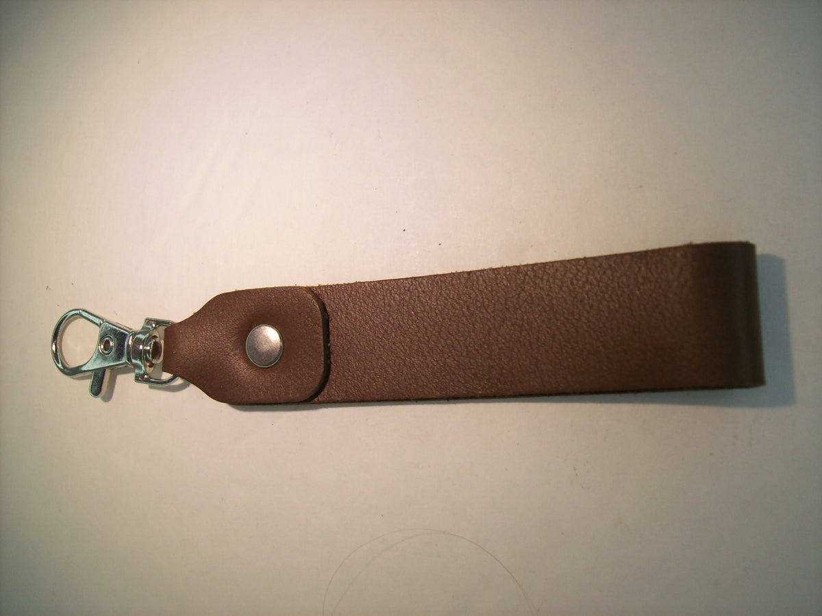Plain Mini Leather Keychain