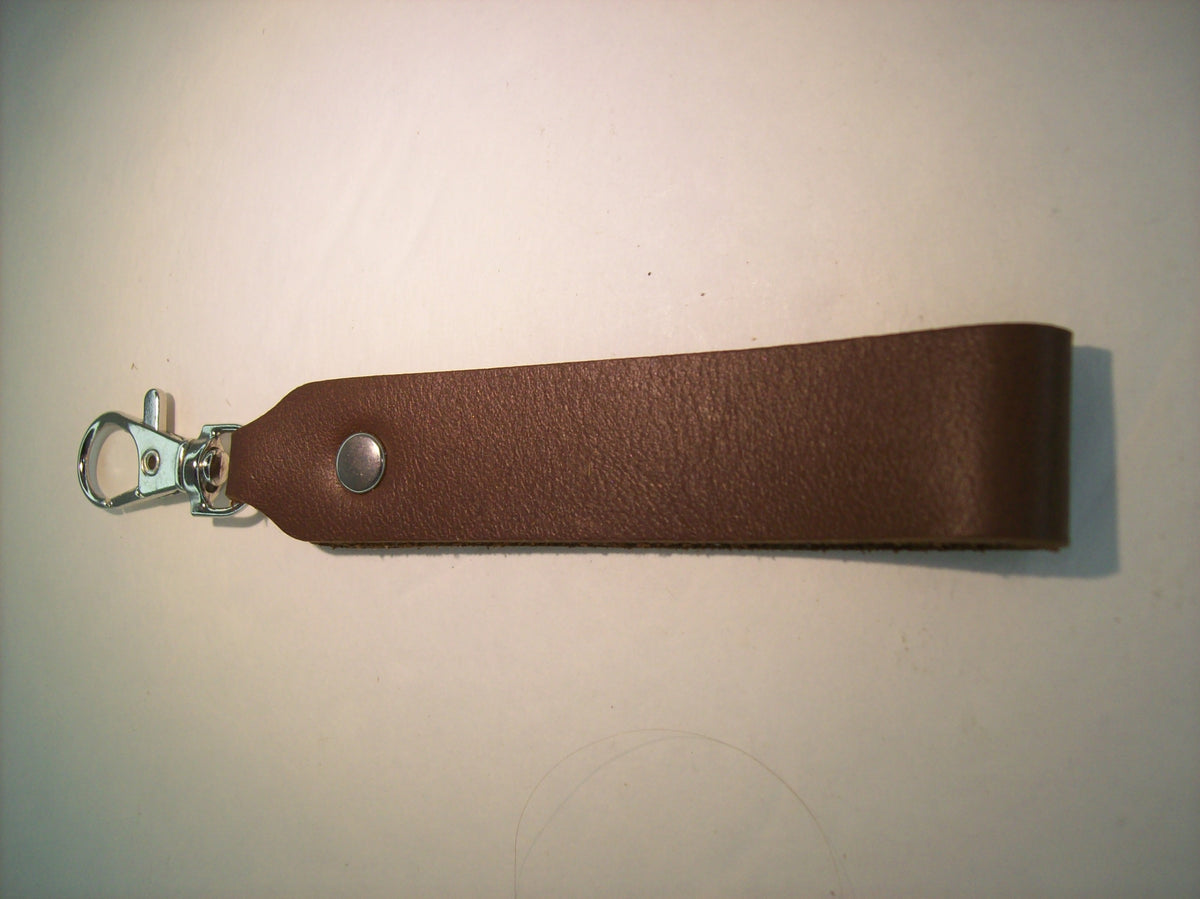 Plain Mini Leather Keychain