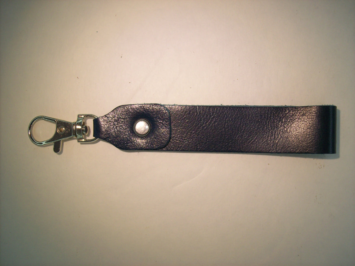 Plain Mini Leather Keychain