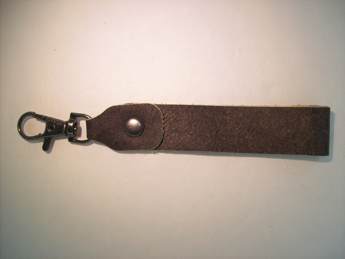Plain Mini Leather Keychain