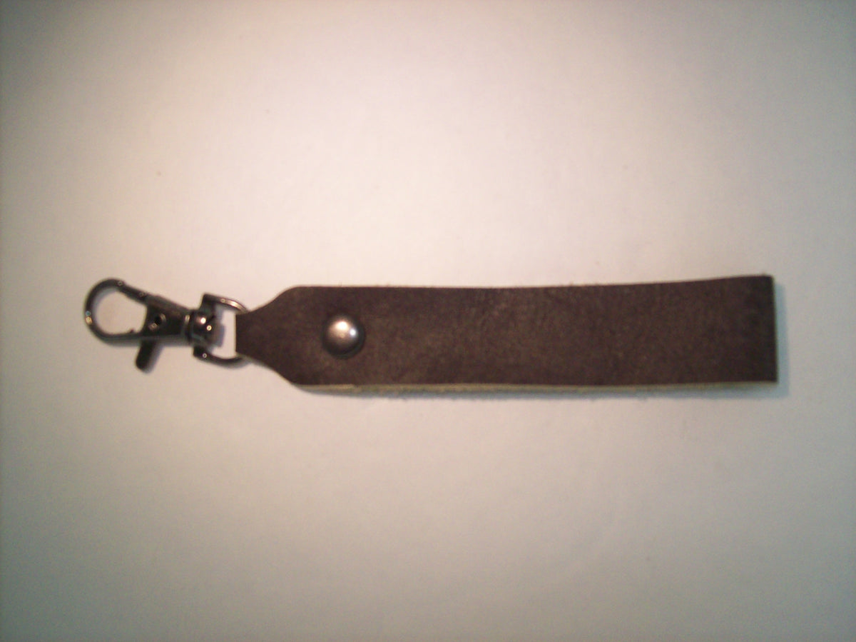 Plain Mini Leather Keychain
