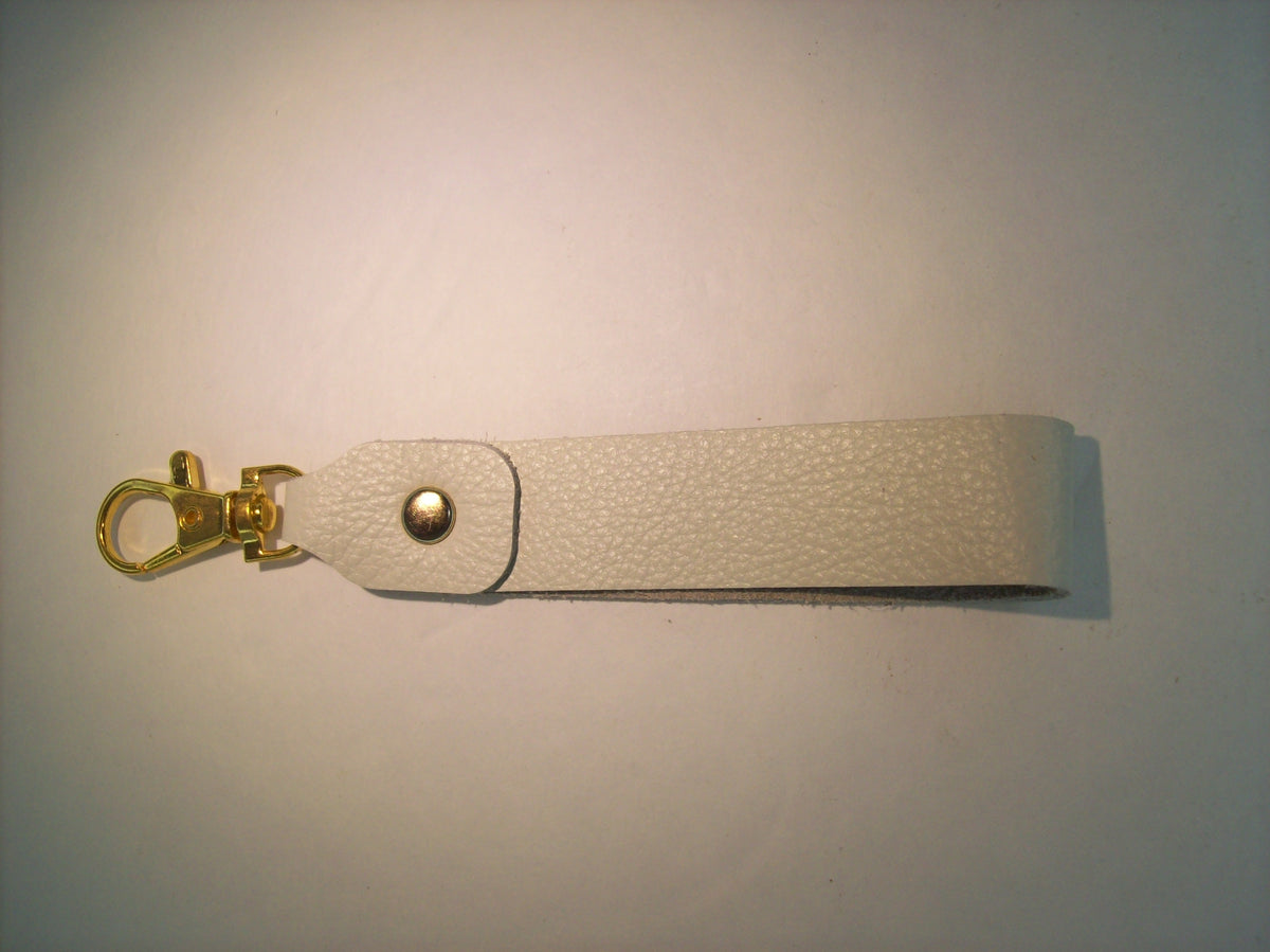 Plain Mini Leather Keychain