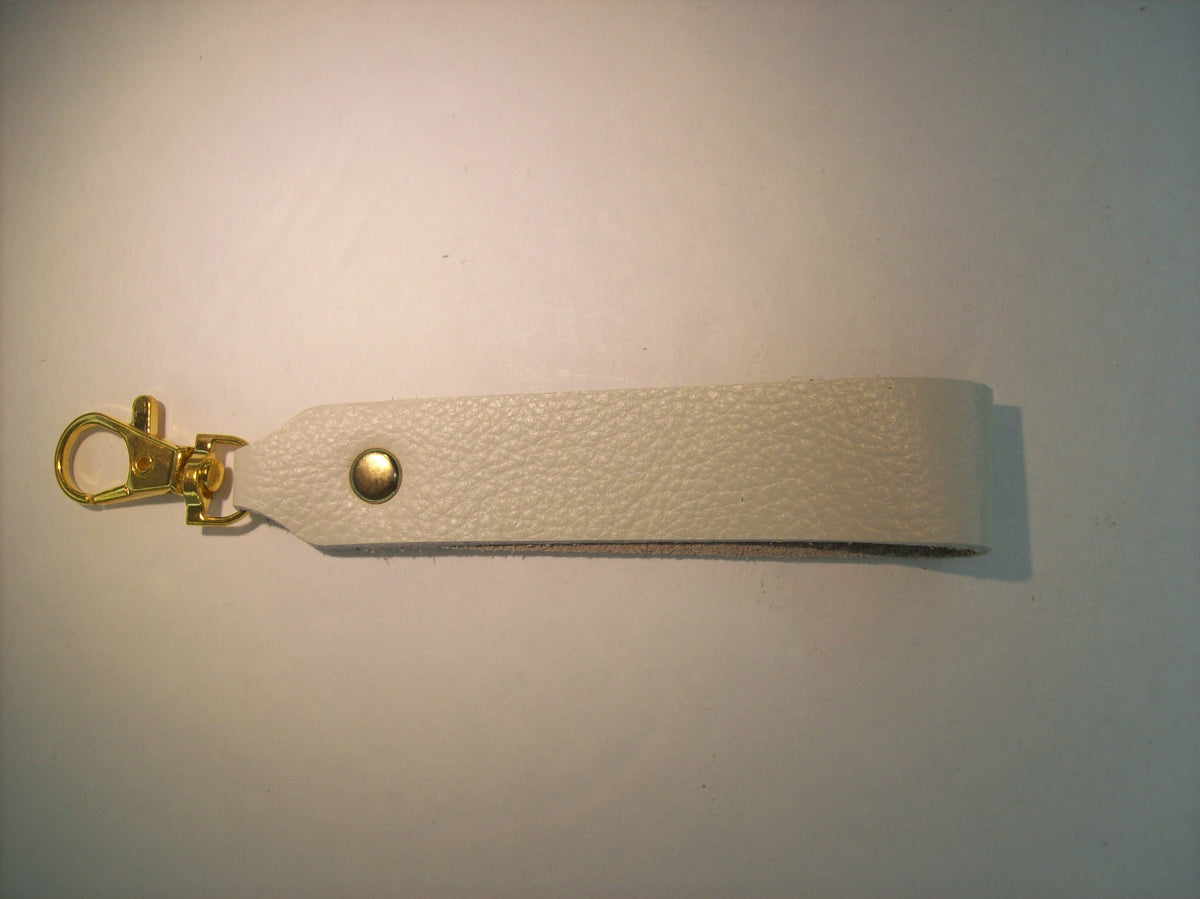 Plain Mini Leather Keychain
