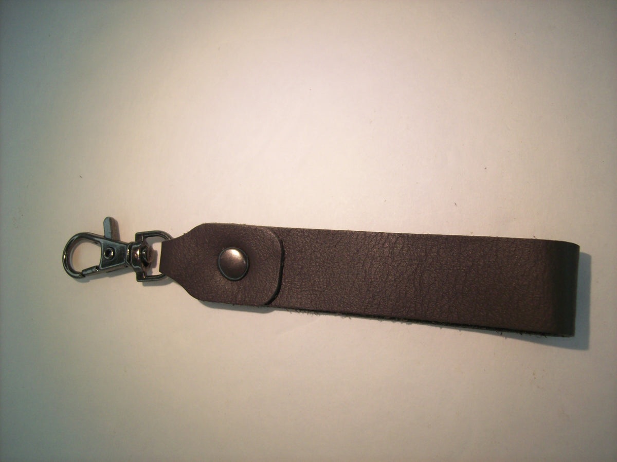 Plain Mini Leather Keychain