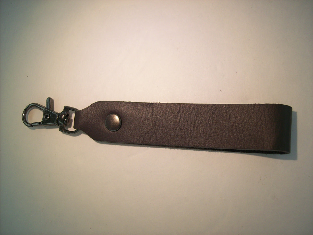 Plain Mini Leather Keychain