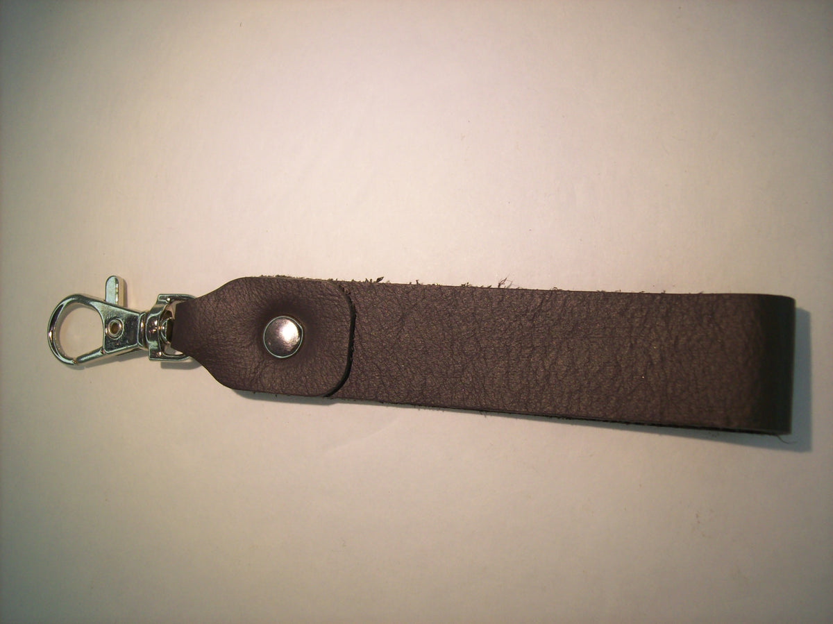 Plain Mini Leather Keychain