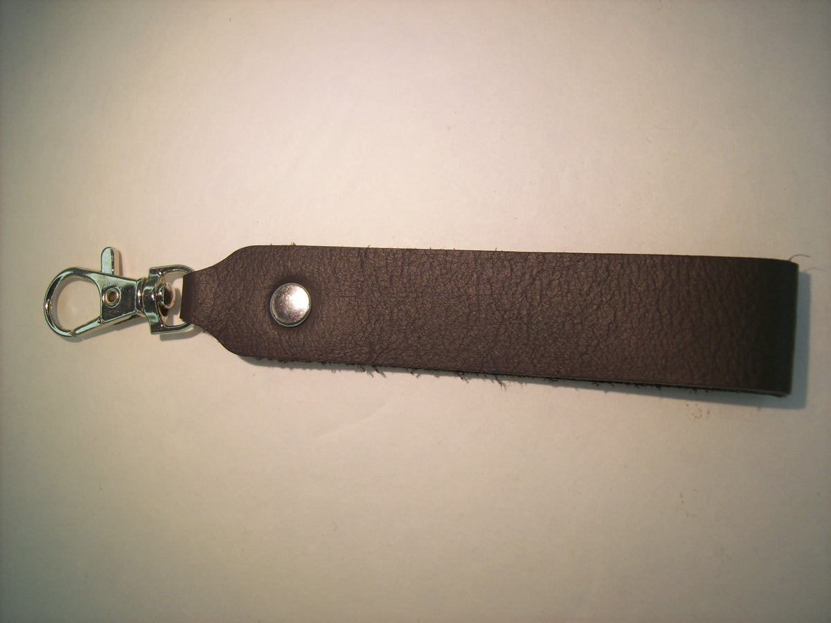 Plain Mini Leather Keychain