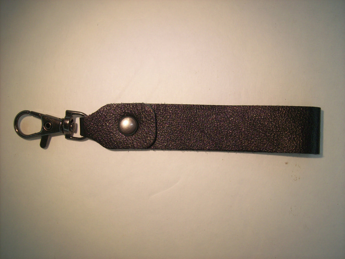 Plain Mini Leather Keychain