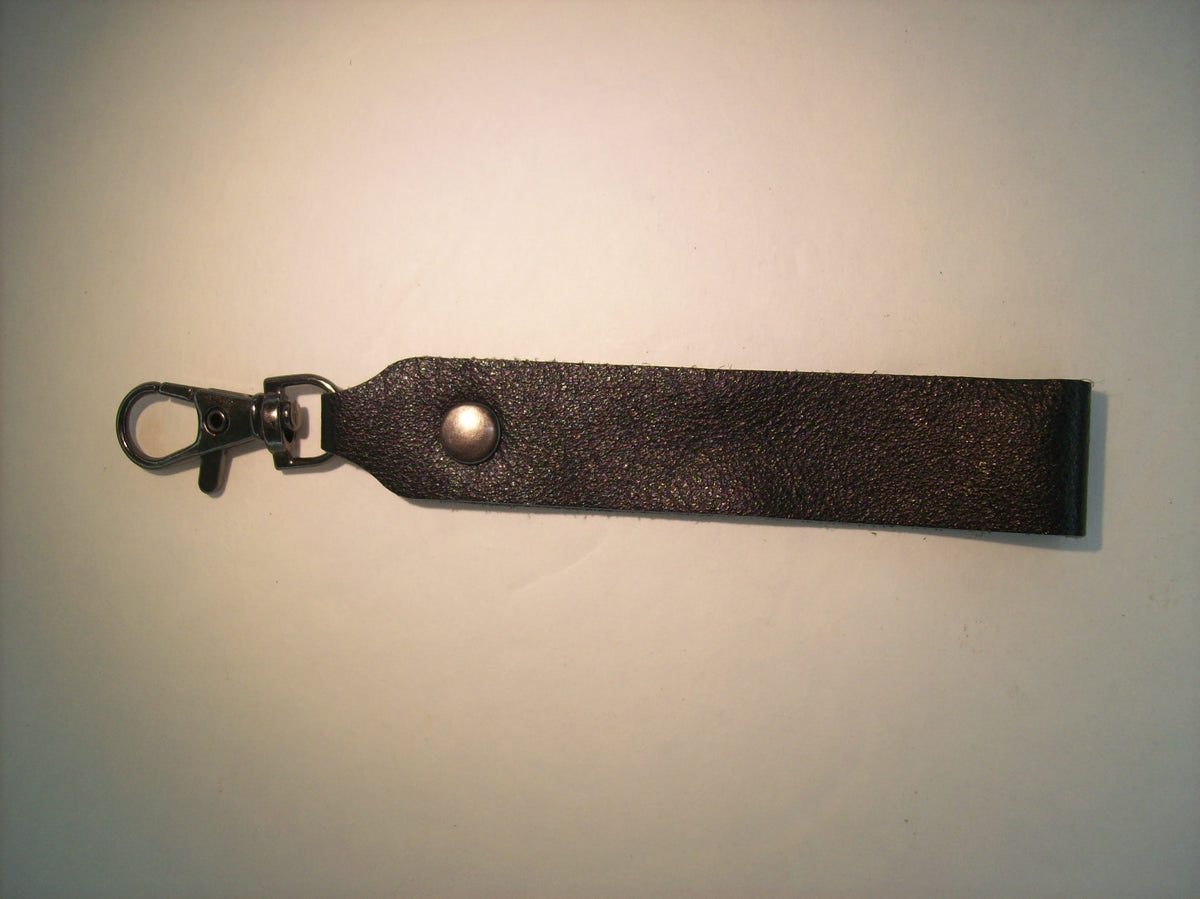 Plain Mini Leather Keychain