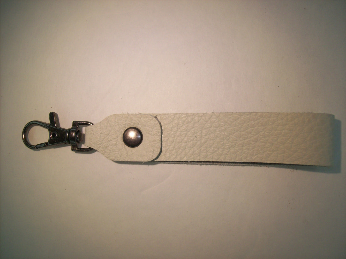 Plain Mini Leather Keychain