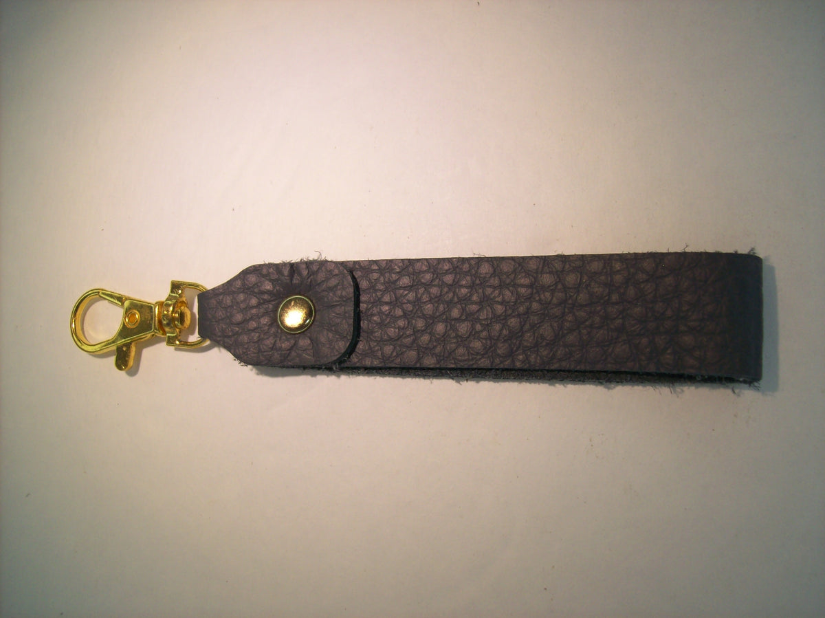 Plain Mini Leather Keychain