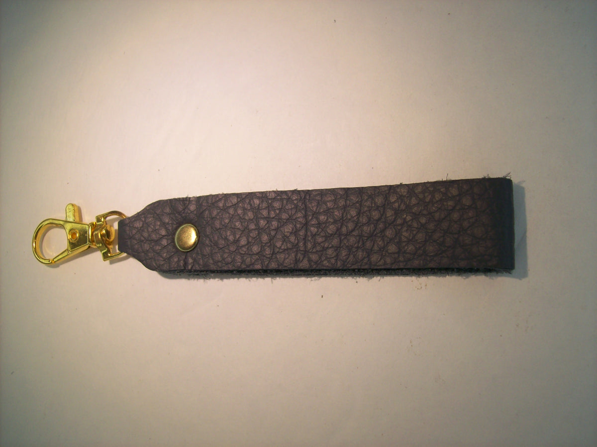 Plain Mini Leather Keychain