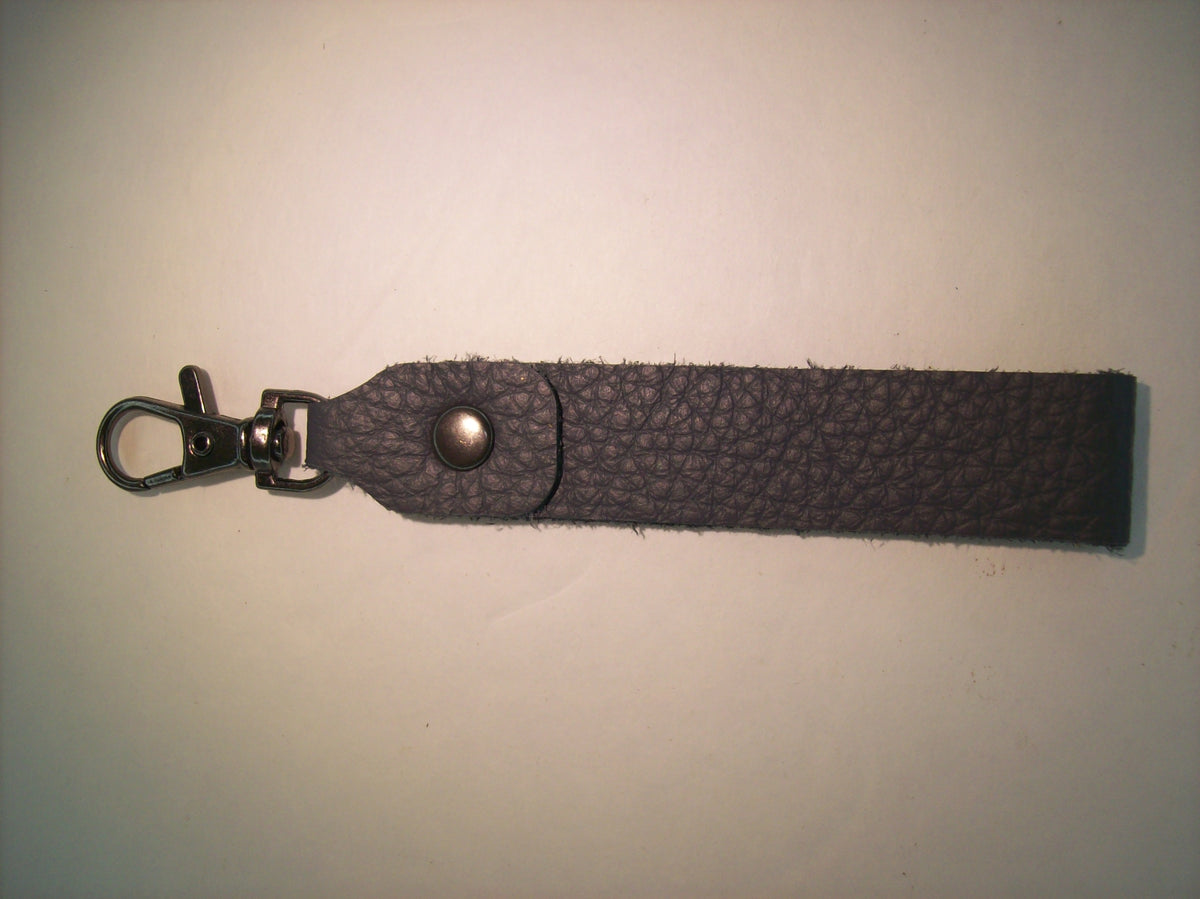 Plain Mini Leather Keychain