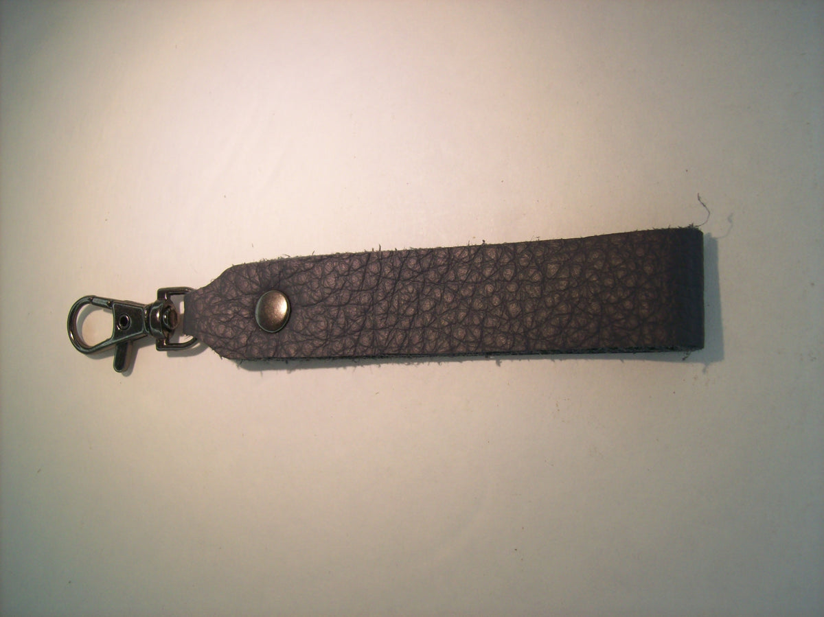 Plain Mini Leather Keychain