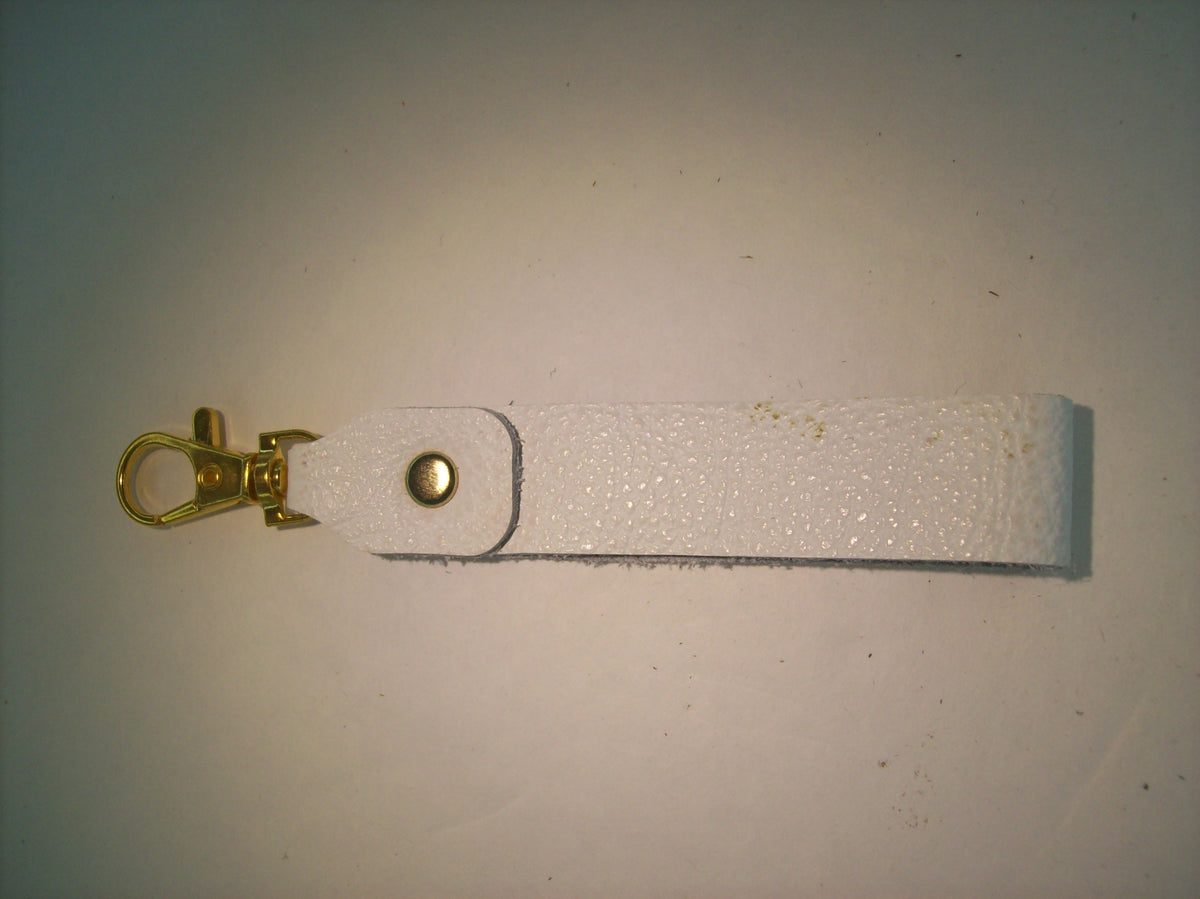 Plain Mini Leather Keychain