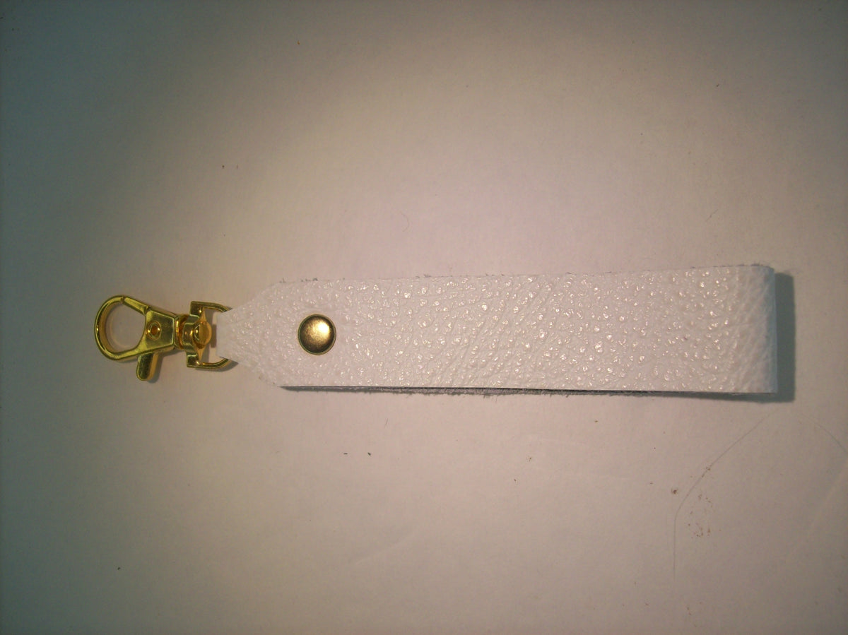Plain Mini Leather Keychain