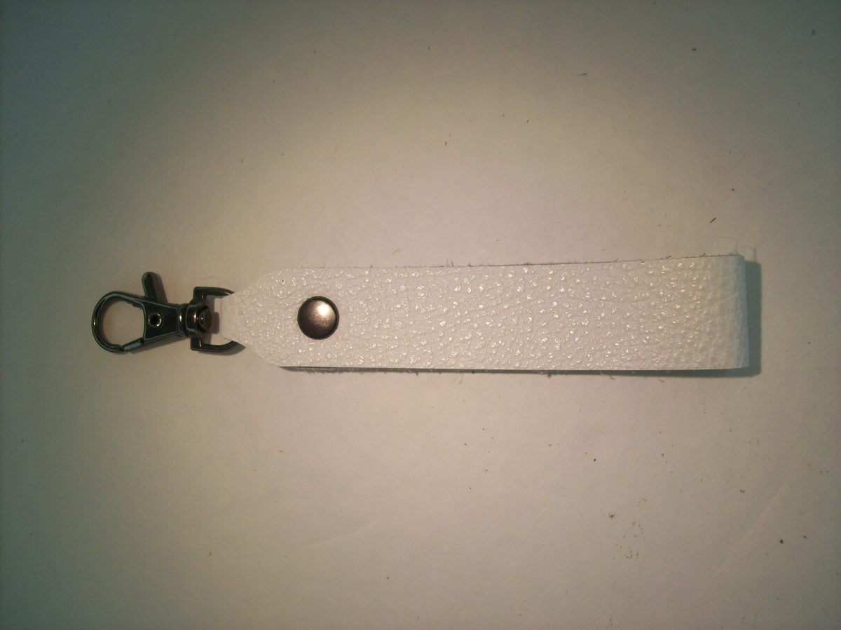 Plain Mini Leather Keychain