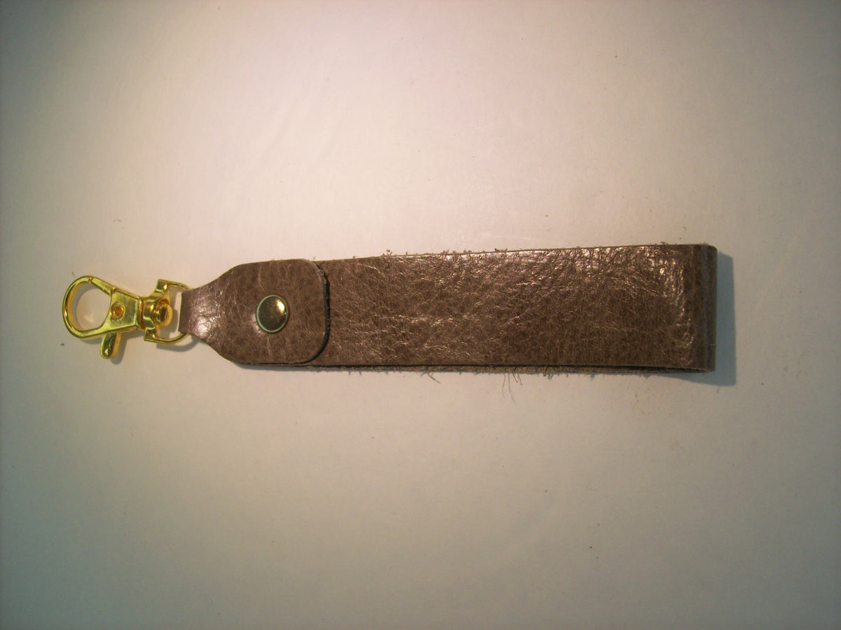 Plain Mini Leather Keychain
