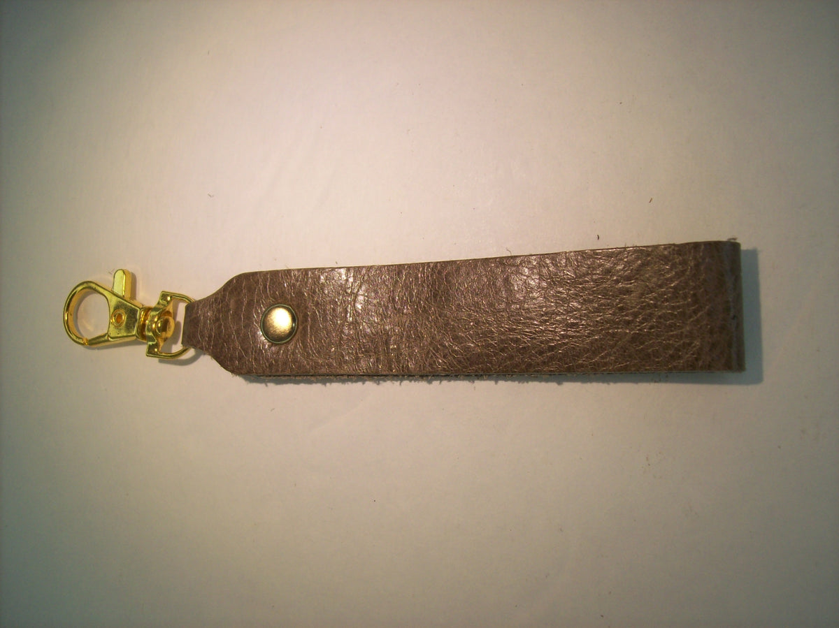 Plain Mini Leather Keychain