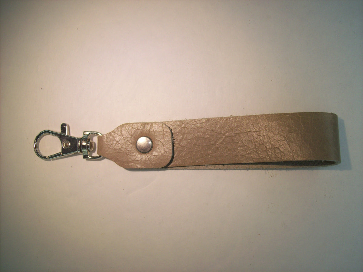 Plain Mini Leather Keychain