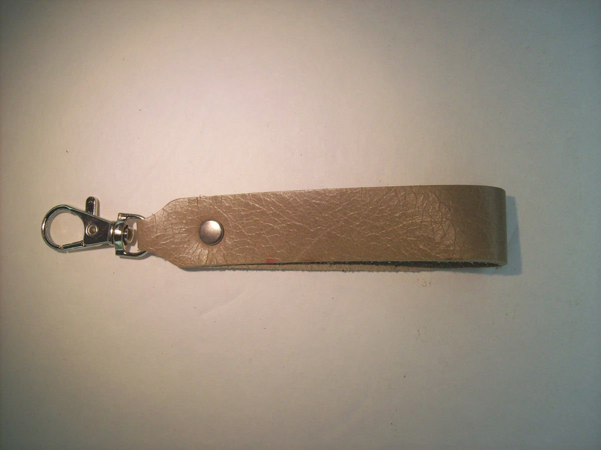 Plain Mini Leather Keychain