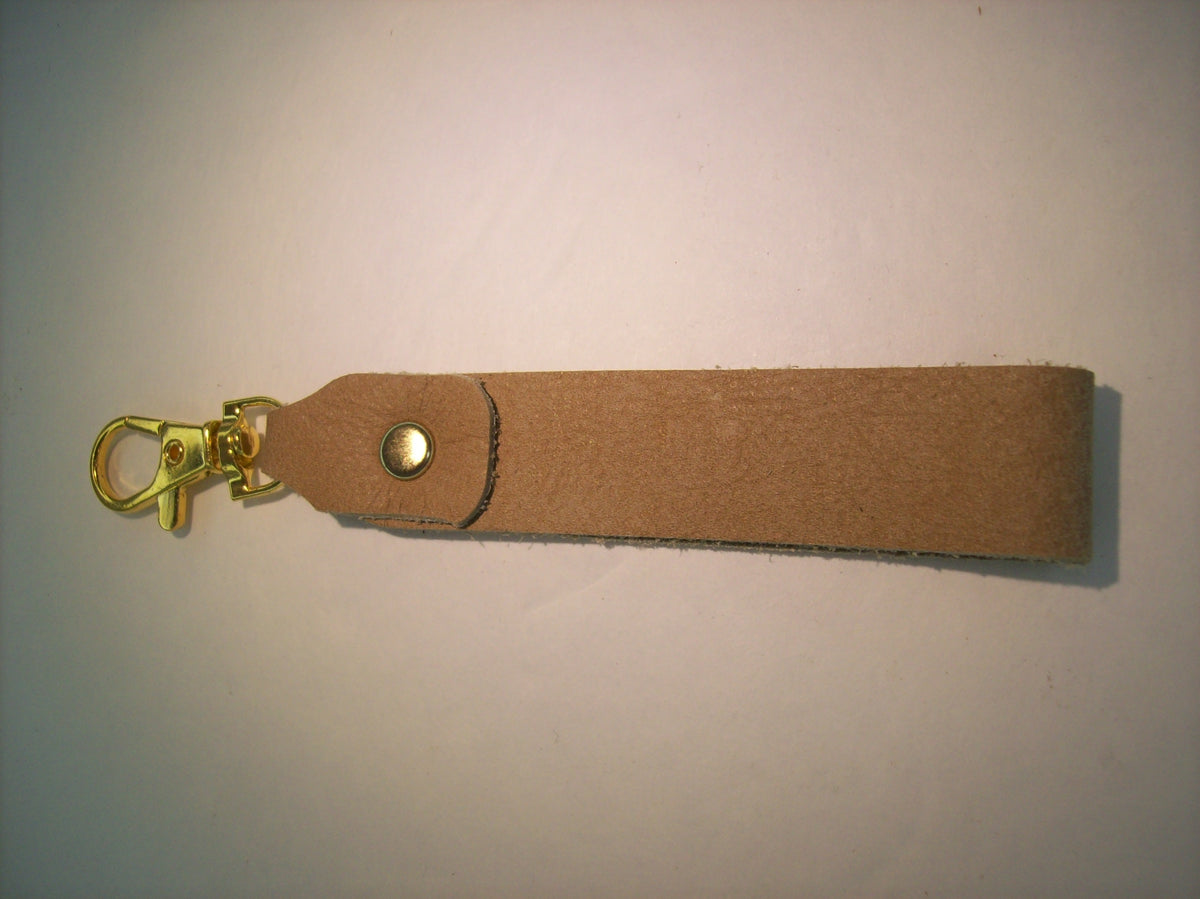 Plain Mini Leather Keychain
