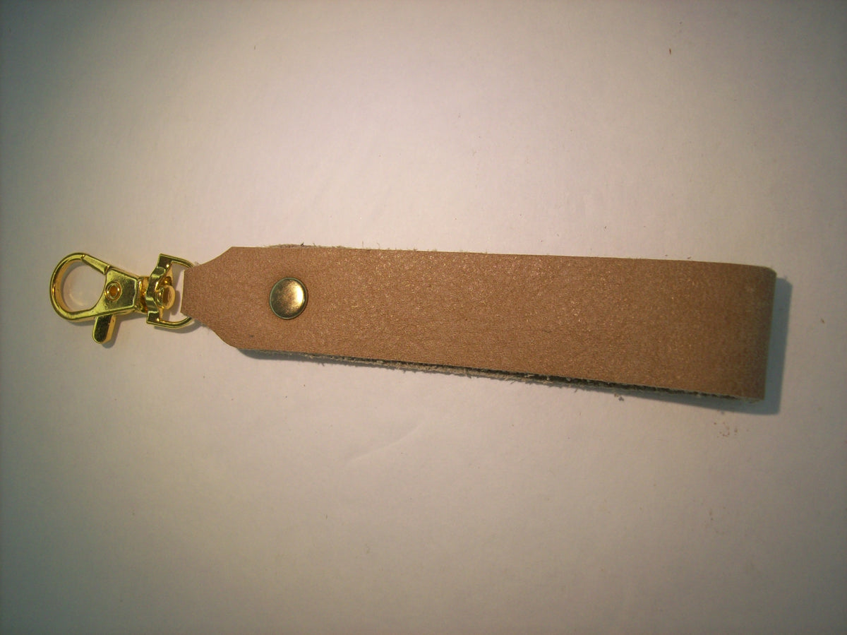 Plain Mini Leather Keychain