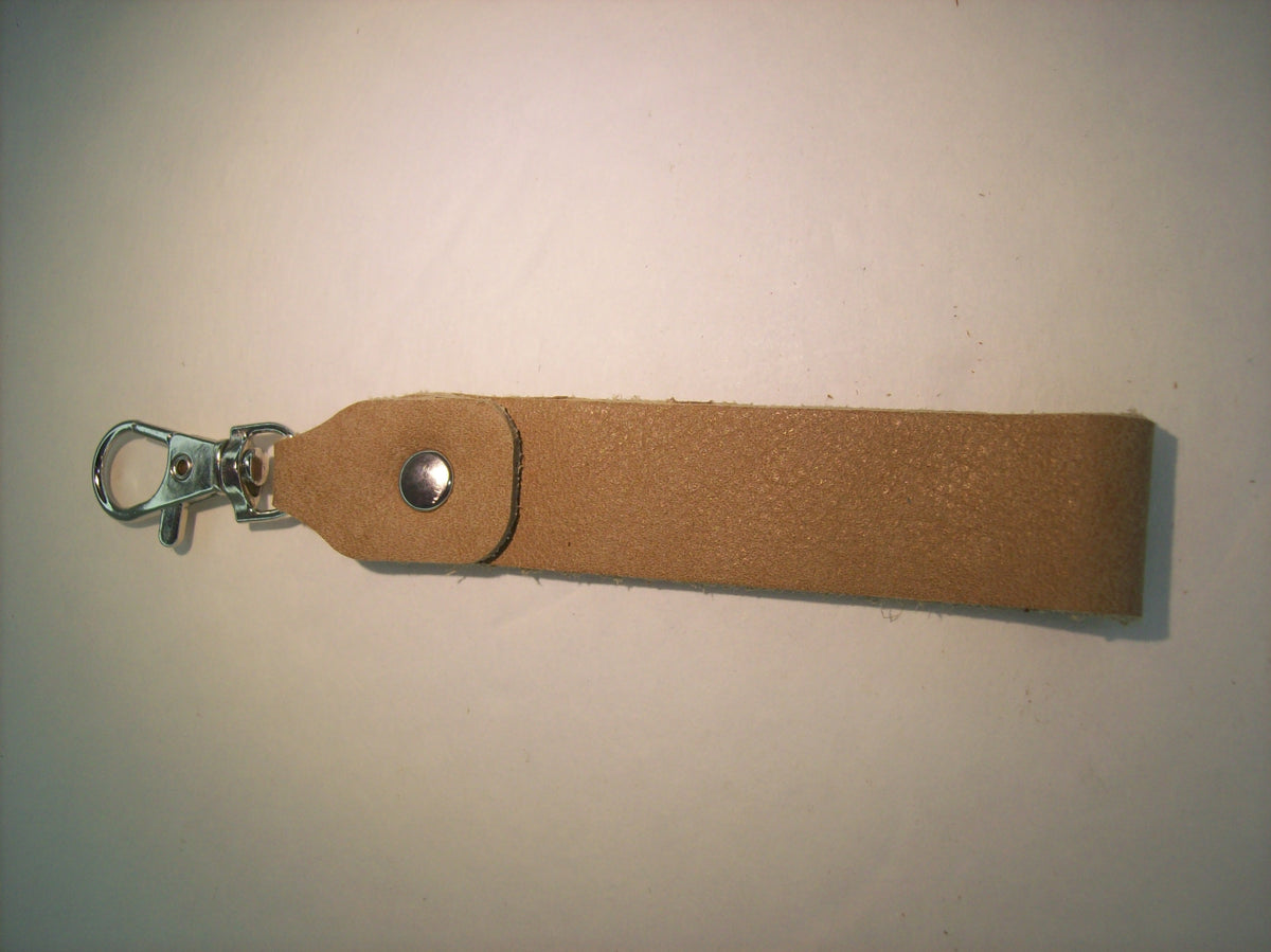 Plain Mini Leather Keychain