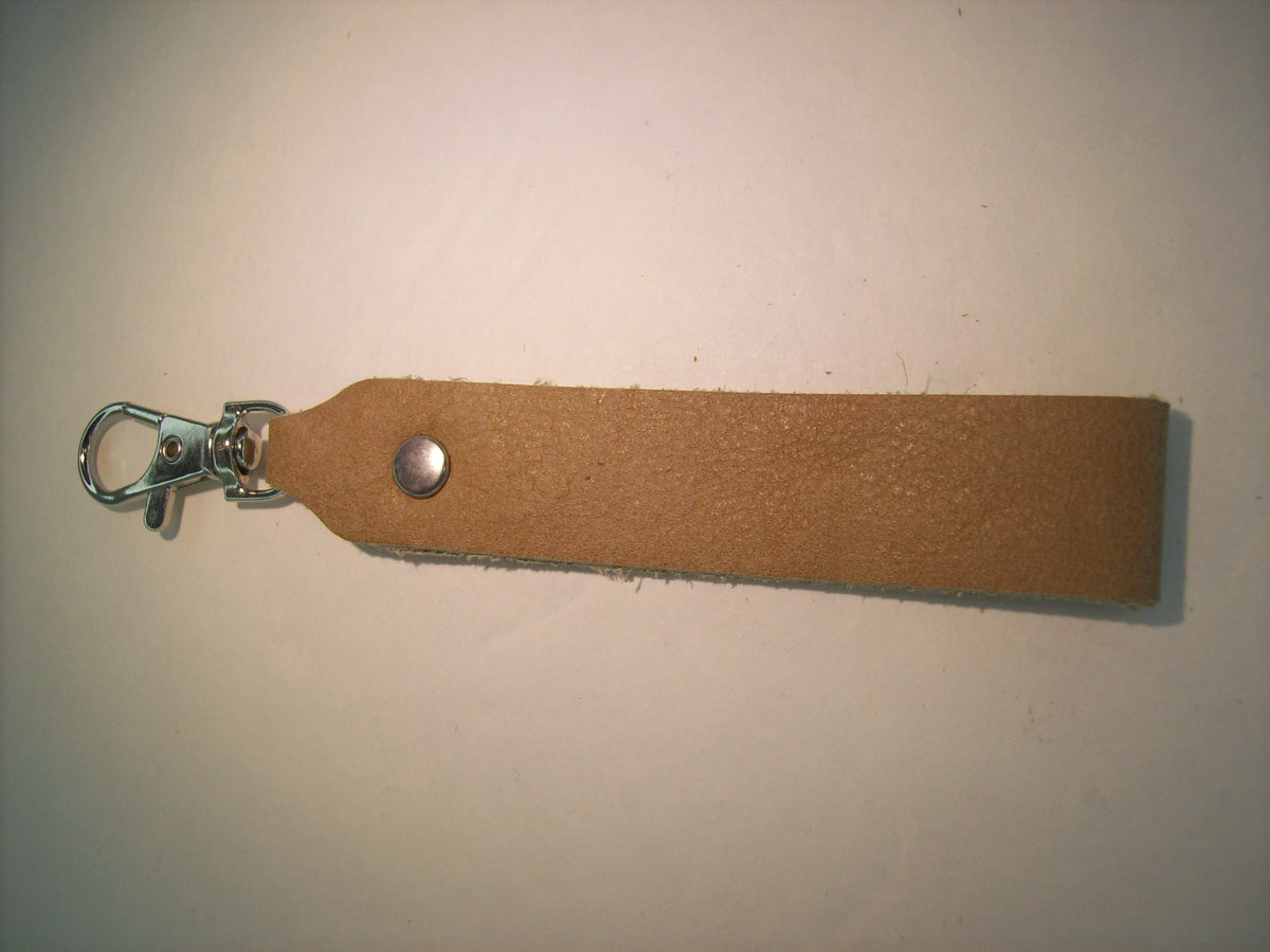 Plain Mini Leather Keychain