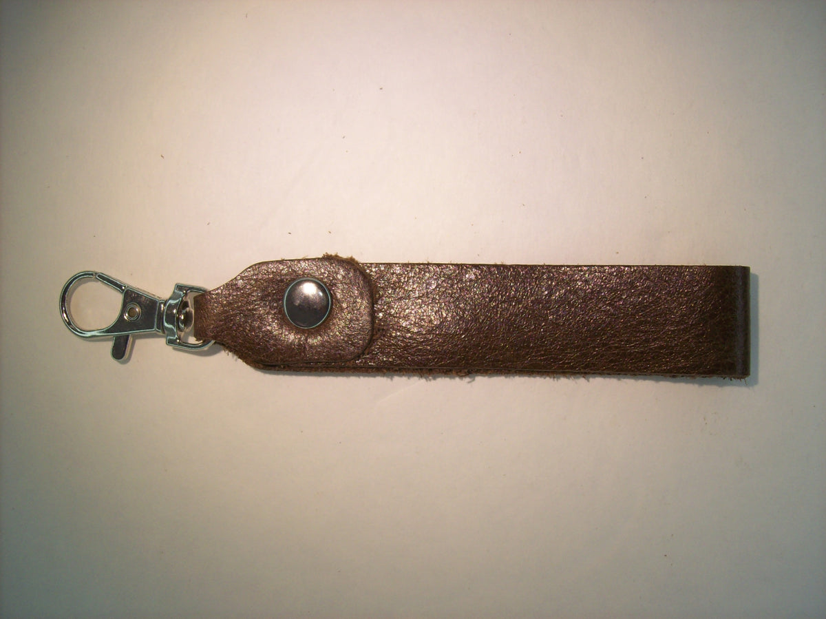Plain Mini Leather Keychain