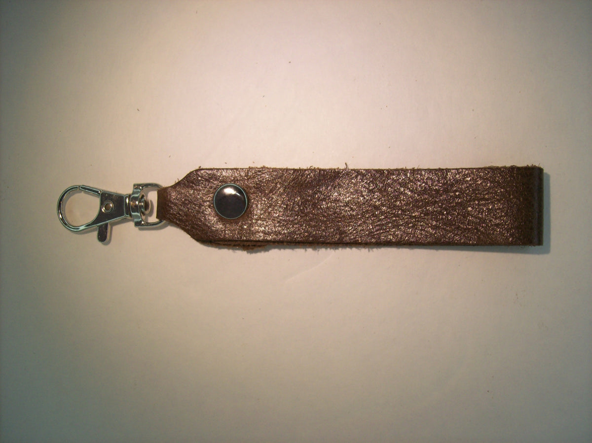 Plain Mini Leather Keychain