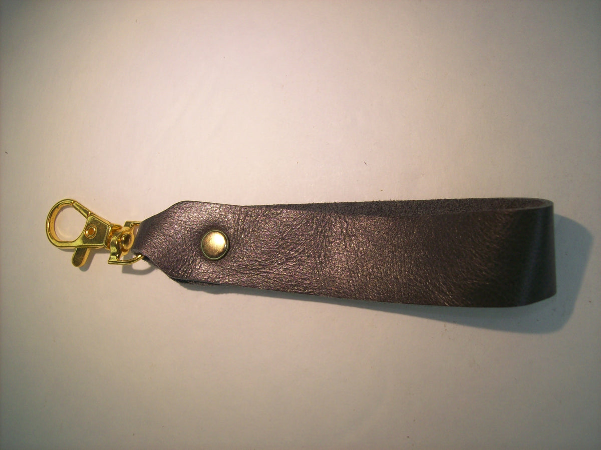 Plain Mini Leather Keychain