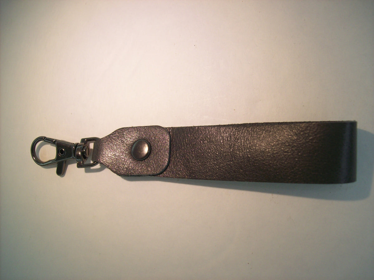 Plain Mini Leather Keychain