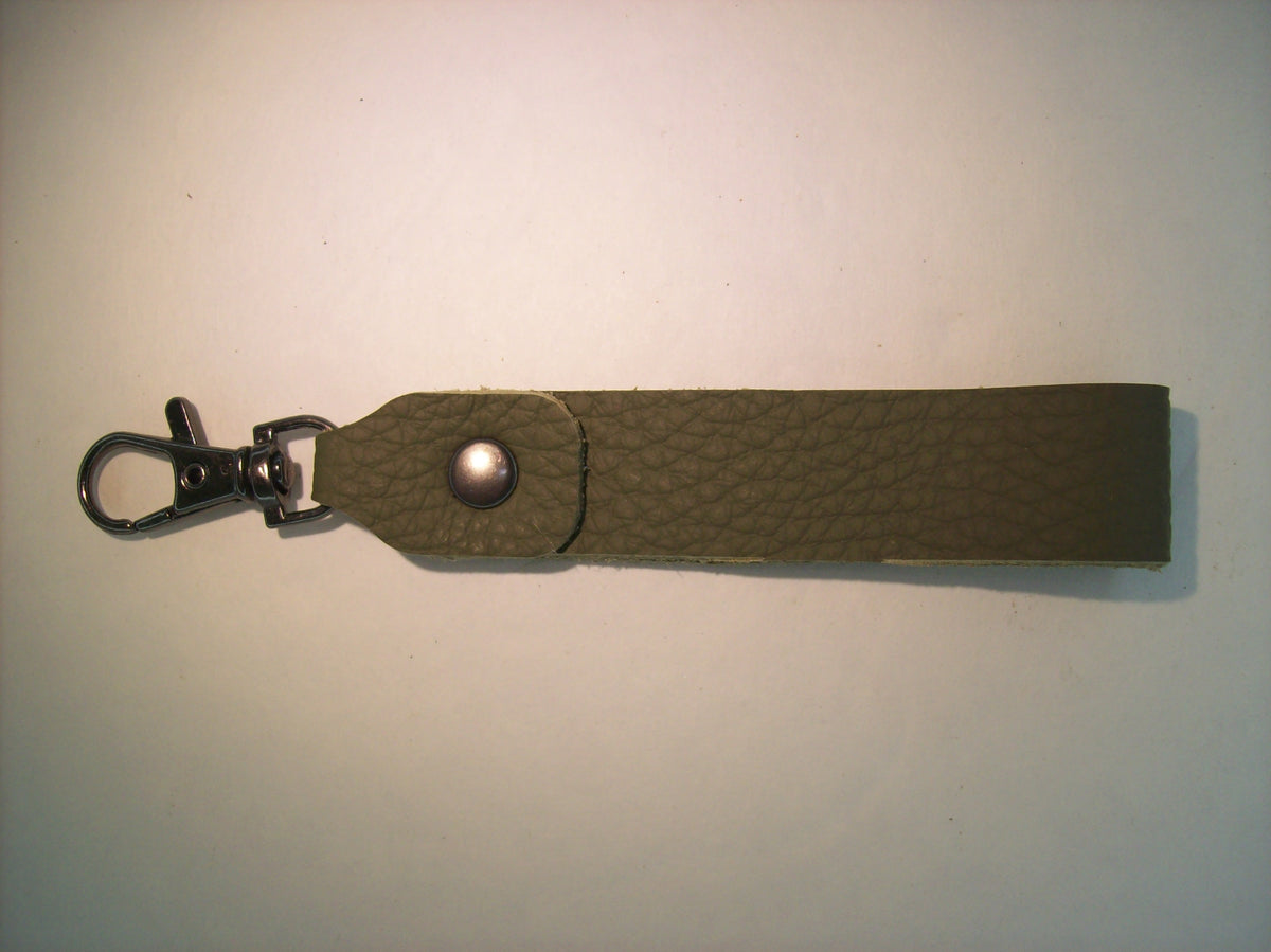 Plain Mini Leather Keychain