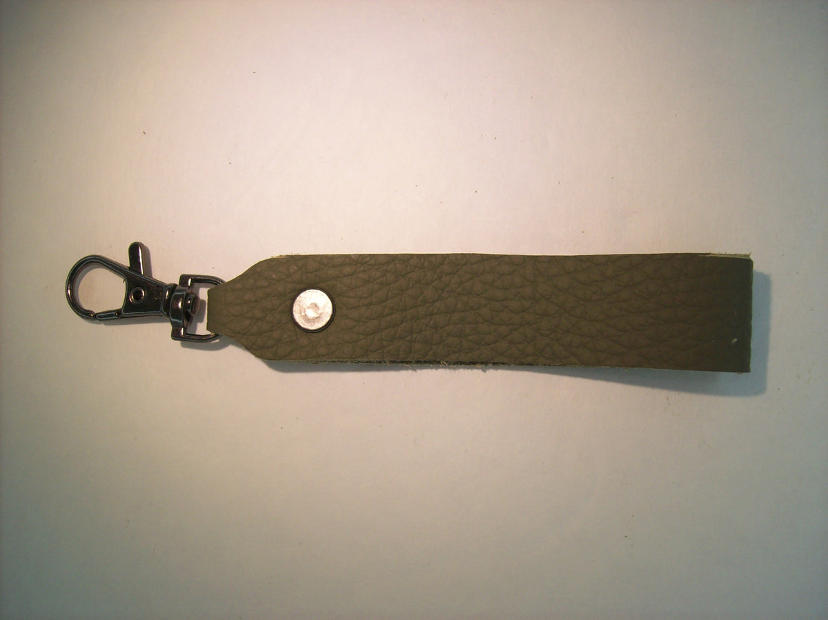 Plain Mini Leather Keychain