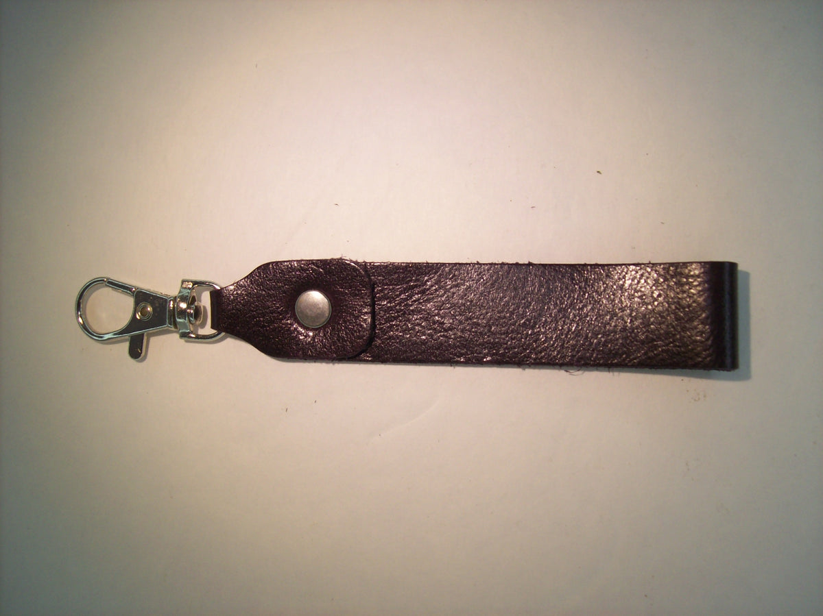 Plain Mini Leather Keychain