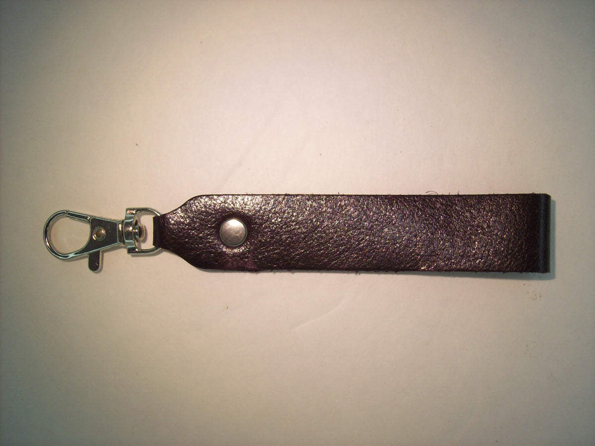 Plain Mini Leather Keychain