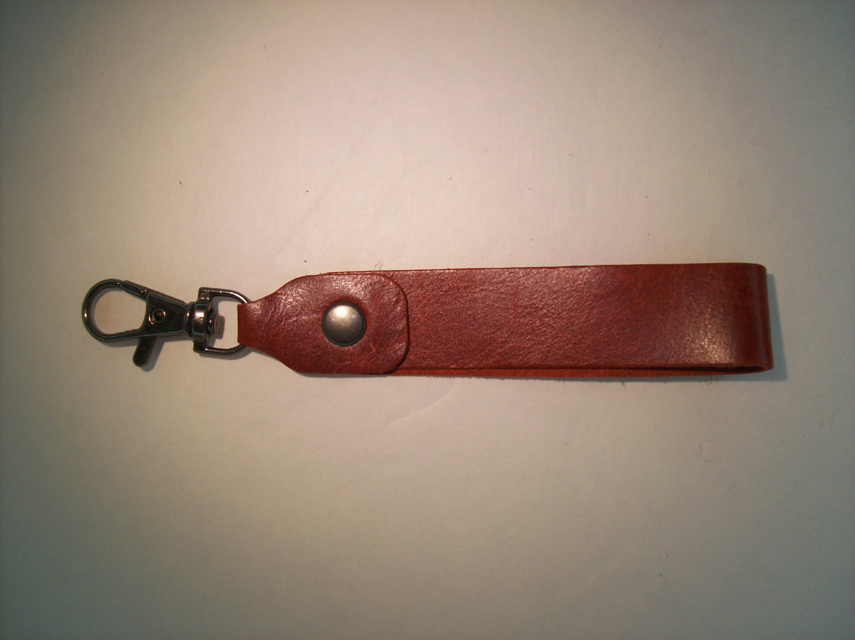 Plain Mini Leather Keychain
