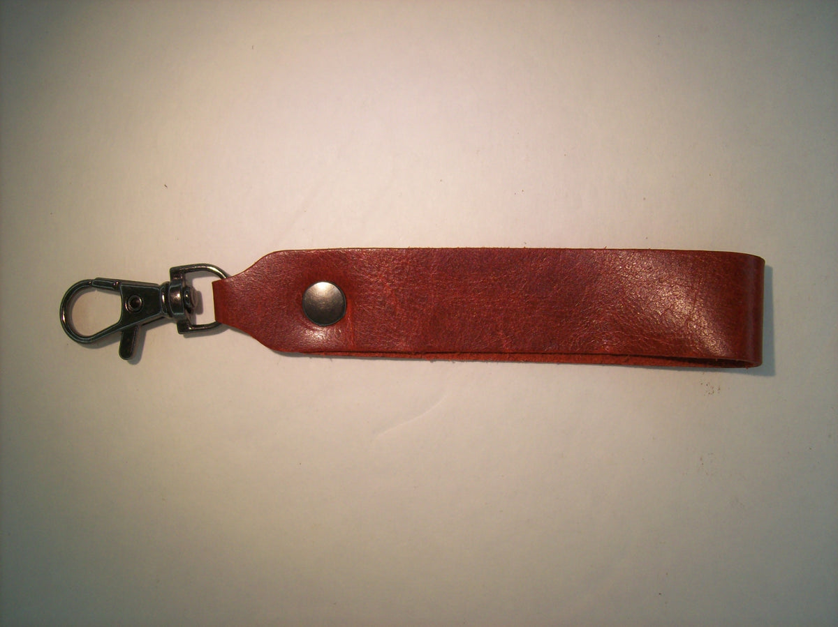 Plain Mini Leather Keychain