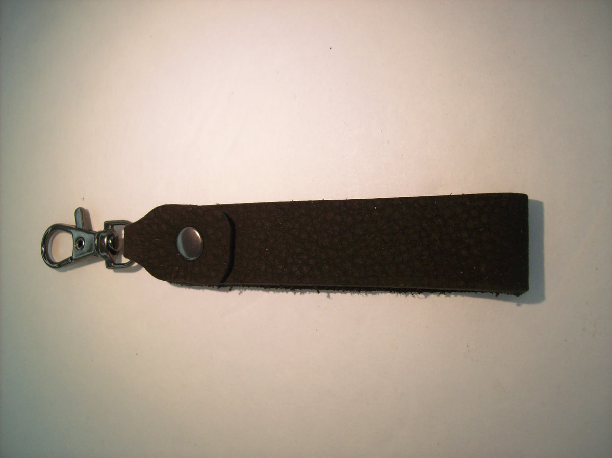 Plain Mini Leather Keychain