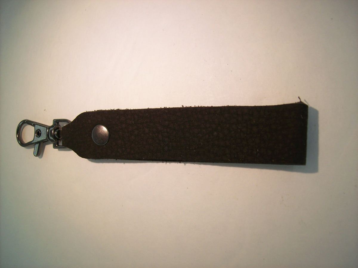 Plain Mini Leather Keychain