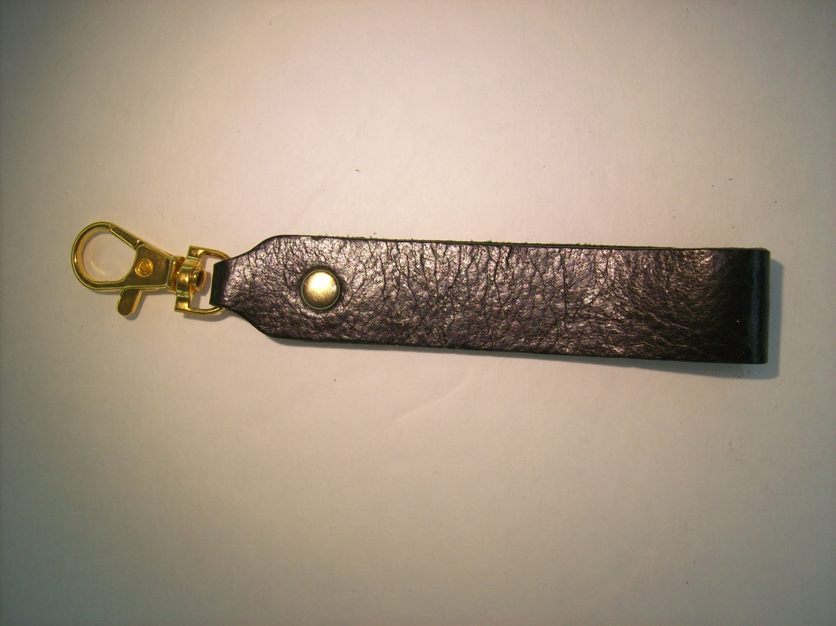 Plain Mini Leather Keychain