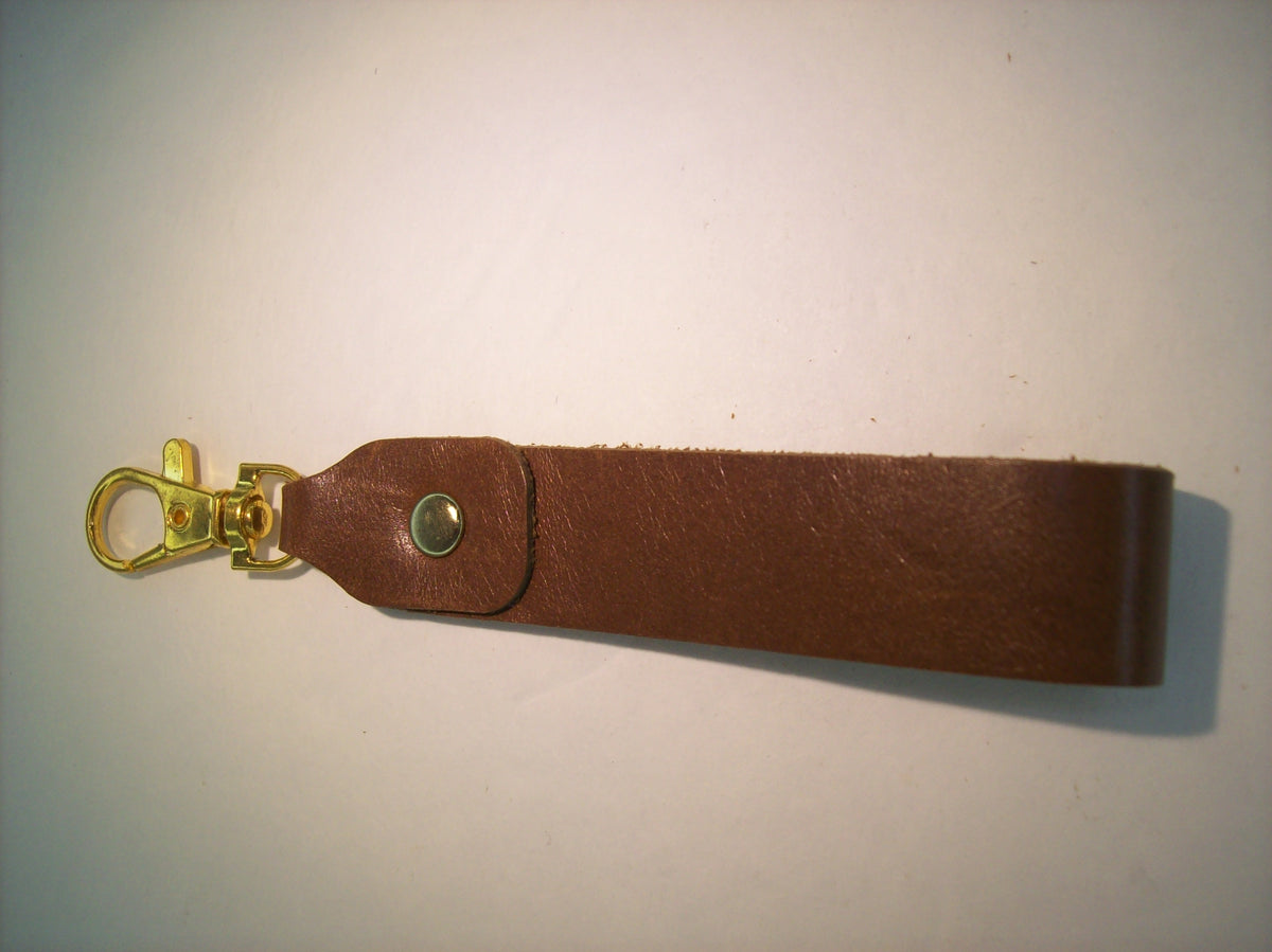 Plain Mini Leather Keychain