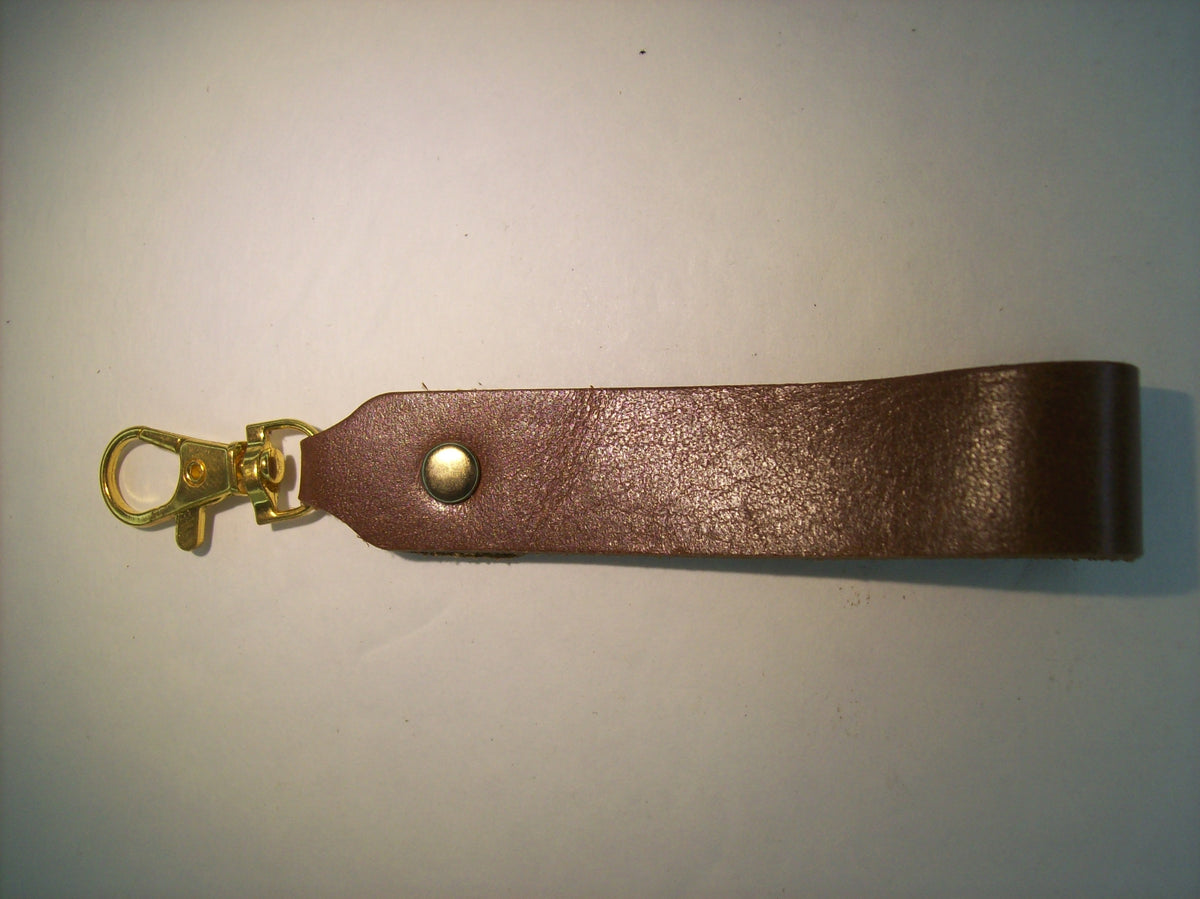 Plain Mini Leather Keychain