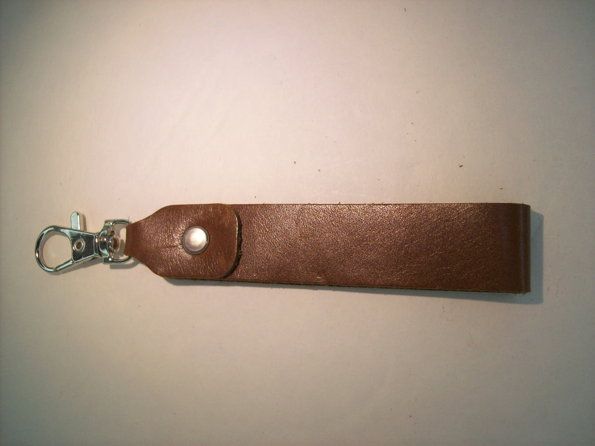 Plain Mini Leather Keychain