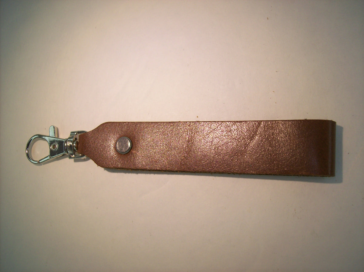 Plain Mini Leather Keychain