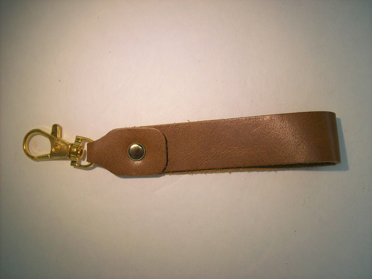 Plain Mini Leather Keychain